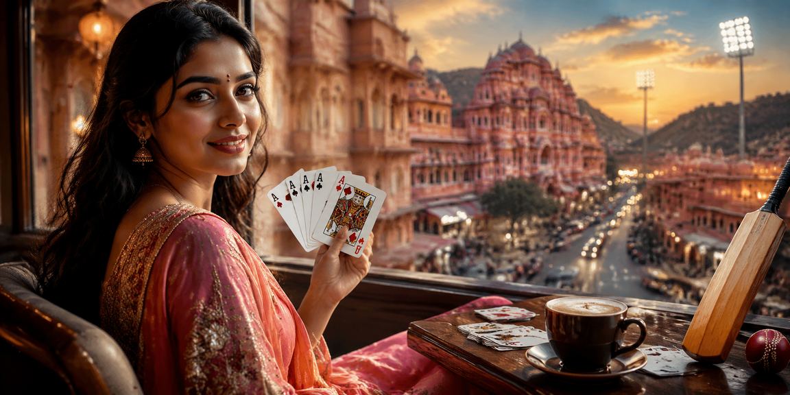 Indian cricket fans enjoying betting with mobile app